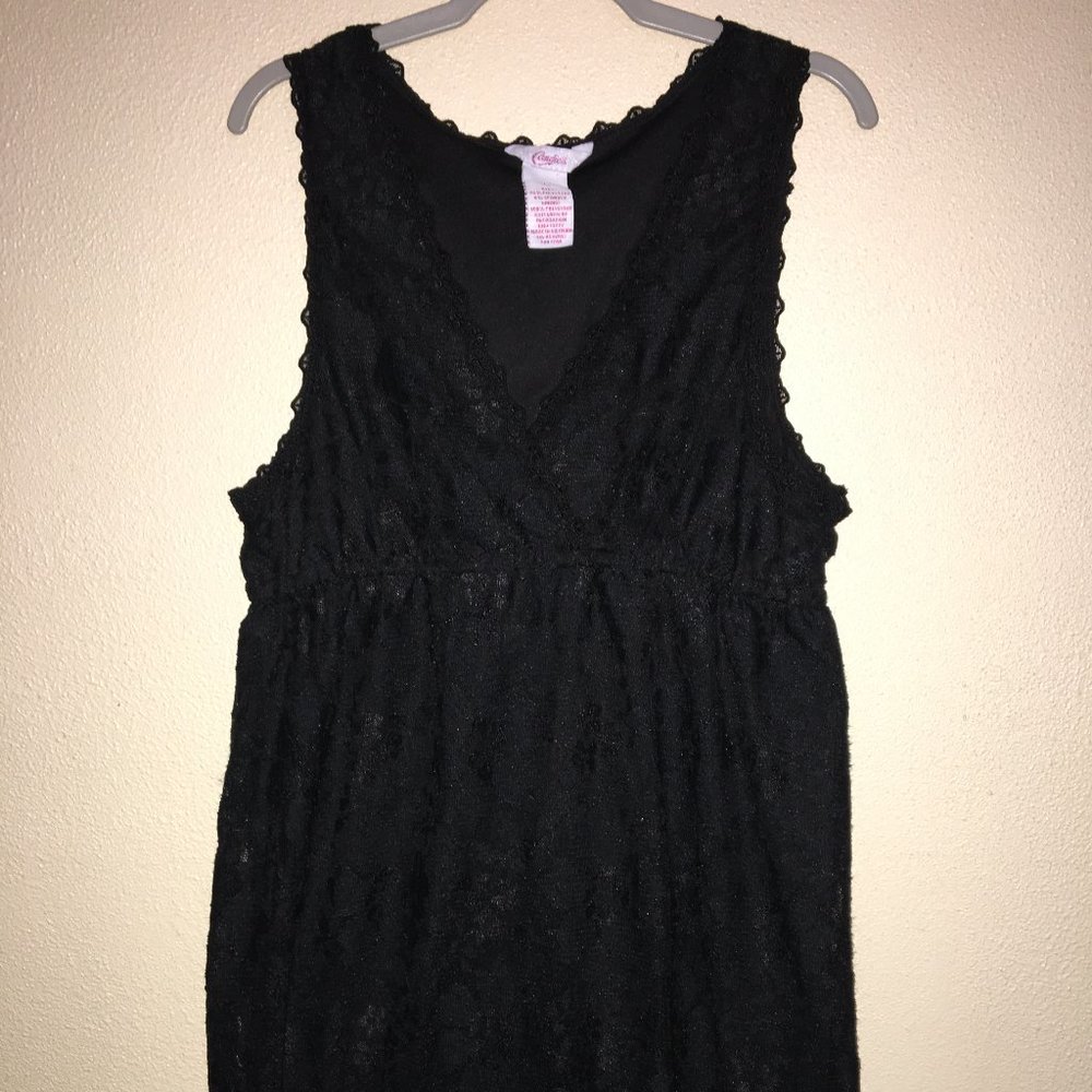 Candie's black lace top